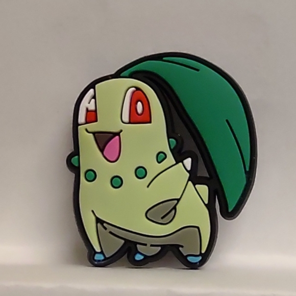 5/$5 Pokemon Chikorita Croc Shoe Charm - Picture 1 of 3